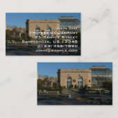 Botanische tuinen met Kerstmis in Washington DC Visitekaartje (Voorkant / Achterkant)