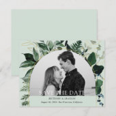 Botanische tuinen Moderne foto van de boeg sparen  (Voorkant / Achterkant)