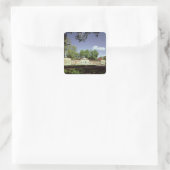 Botanische tuinen Orangery Vierkante Sticker (Tas)