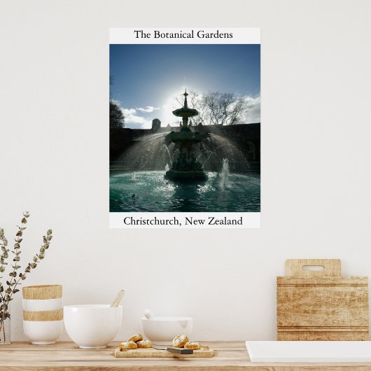 Botanische tuinen poster (Keuken)