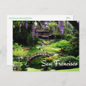 Botanische tuinen, San Francisco California, Veren Briefkaart (Voorkant / Achterkant)