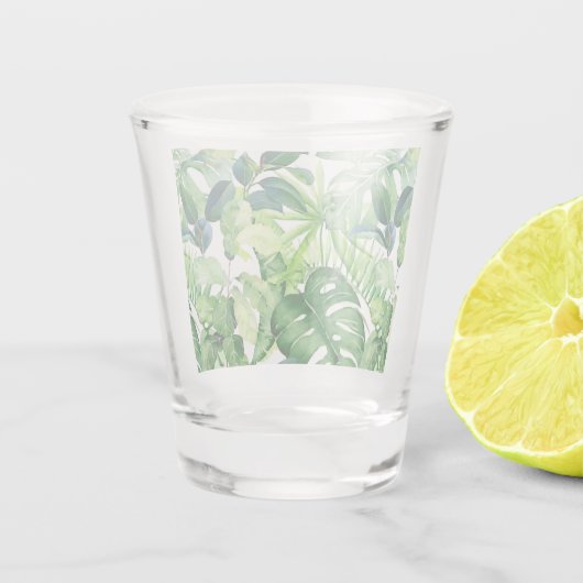 Botanische tuinen shot glas (Achterkant)