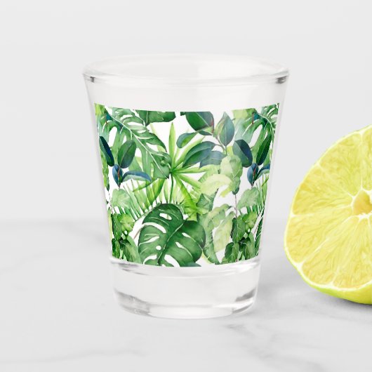 Botanische tuinen shot glas (Voorkant)