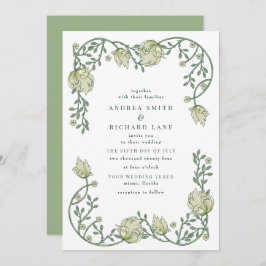 Botanische tuinen Uitnodiging tot bruiloft