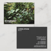 Botanische tuinen visitekaartje (Voorkant / Achterkant)