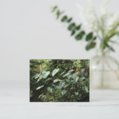 Botanische tuinen visitekaartje (Staand voorkant)