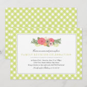 Botanische tuinfamilie reünie kaart (Voorkant / Achterkant)