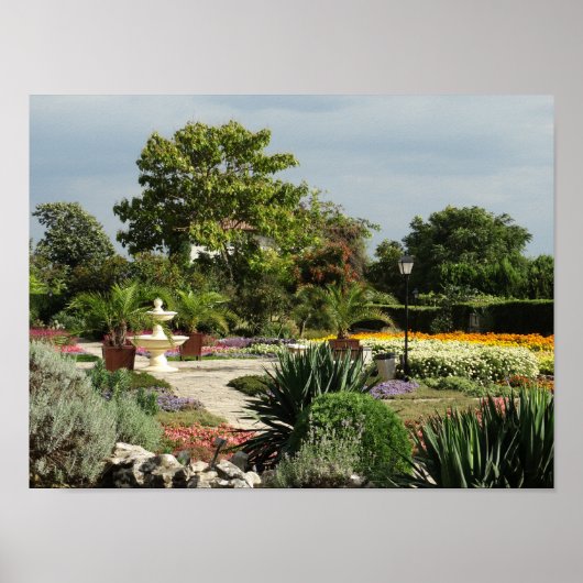Botanische tuinfoto Poster (Voorkant)