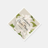 Botanische Tuinieren Bloemen Quinceañera Servet (Hoek)