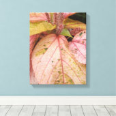Botanische tuinkunst canvas afdruk (Insitu (Houten vloer))