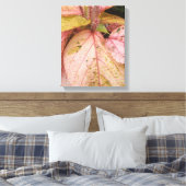 Botanische tuinkunst canvas afdruk (Insitu (Slaapkamer))