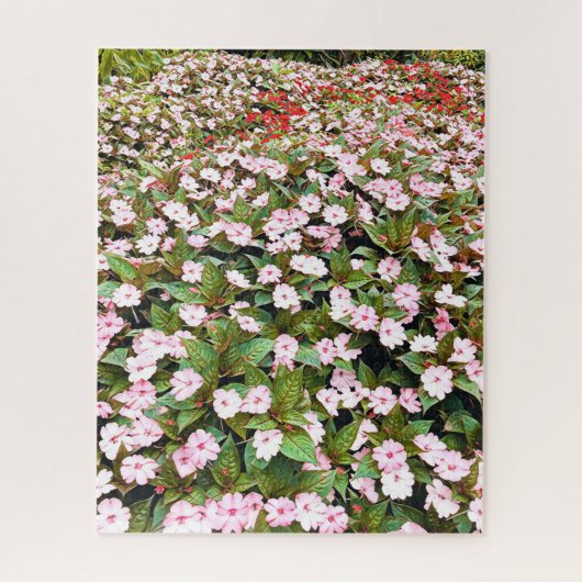 Botanische tuinroze bloemen NSW Legpuzzel (Verticaal)