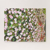 Botanische tuinroze bloemen NSW Legpuzzel (Horizontaal)