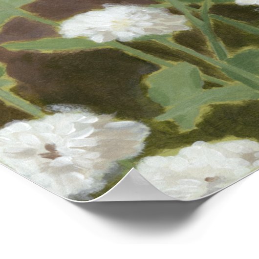 Botanische tuinstudie I Poster (Hoek)