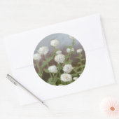 Botanische tuinstudie I Ronde Sticker (Envelop)