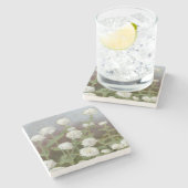 Botanische tuinstudie I Stenen Onderzetter (Zijkant)