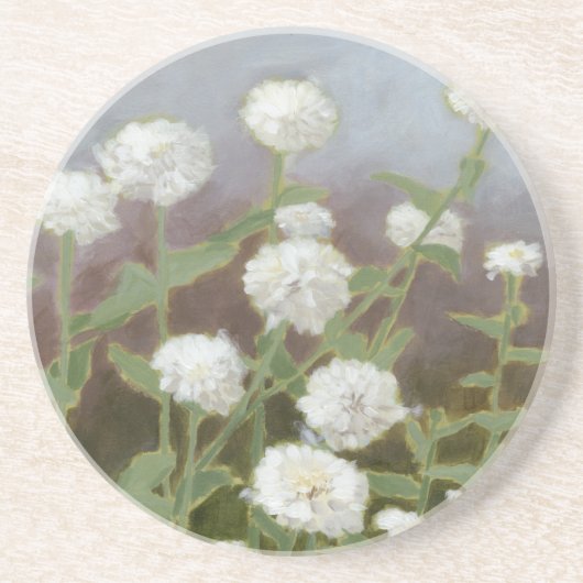 Botanische tuinstudie I Zandsteen Onderzetter (Voorkant)