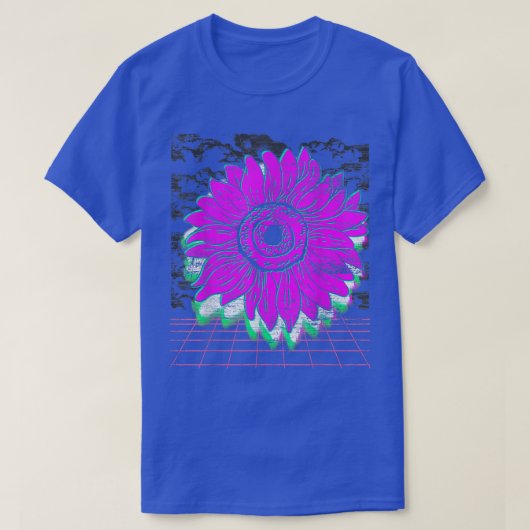 Botanische tuinventilator art. 90s Vaporwave su T-shirt (Design voorkant)