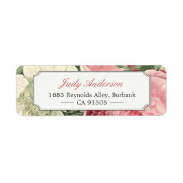 botanische tuinvloer Elegant Classy Etiket