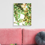 Botanische tuinwandkunst canvas afdruk (Insitu (Woonkamer))