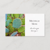 Botanische tuinwoestijn visitekaartje (Voorkant)