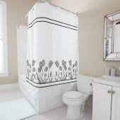 Botanische  Tulp Flowers Shower Curtain Douchegordijn (In situ)
