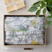 Botanische tulpbloem Vloeibaar papier (Geschenk)