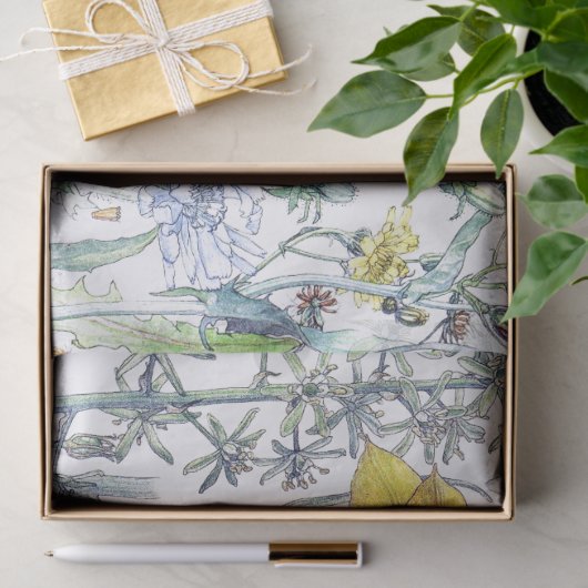 Botanische tulpbloem Vloeibaar papier (Geschenk)