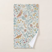 Botanische uil en bessen bad handdoek (Handdoek)