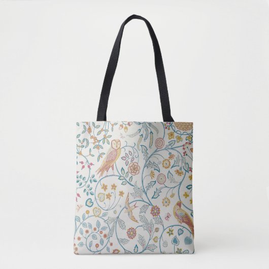 Botanische uil en bessen tote bag (Voorkant)