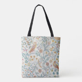 Botanische uil en bessen tote bag (Achterkant)