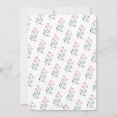 Botanische uitgave Trouwdag Kaartjes met vooruitbe Save The Date (Achterkant)