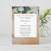 Botanische uitnodiging tot het uitzenden van Lijst (Staand voorkant)