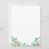 Botanische uitnodiging tot weddenschap met zeehond (Achterkant)