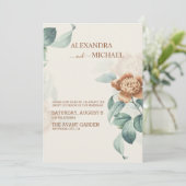  botanische uitnodiging tot weduwschap (Staand voorkant)