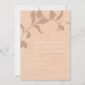 Botanische uitnodiging voor een schaduw-weddenscha (Voorkant)