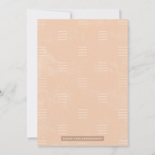 Botanische uitnodiging voor een schaduw-weddenscha (Achterkant)