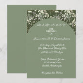 Botanische uitnodiging voor weddenschappen (Voorkant / Achterkant)