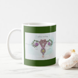 Botanische uterusanatomie koffiemok
