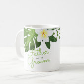 Botanische vader van het Groom Hawaiian Wedding Koffiemok (Voorkant links)
