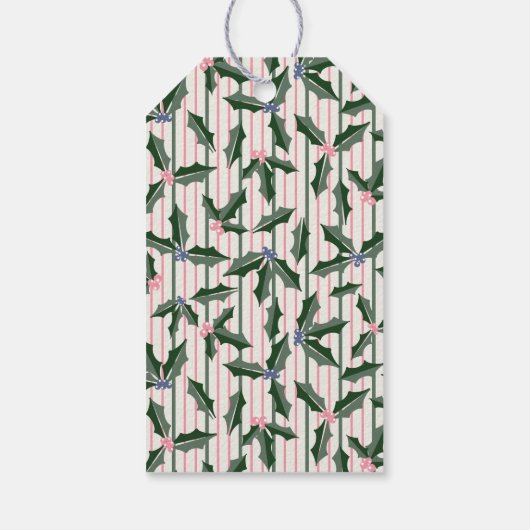 Botanische vakantie cadeaulabel (Achterkant)