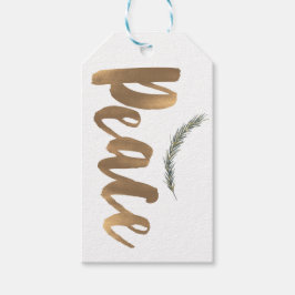 Botanische Vakantie Vredestak Dennenhout Roestig G Cadeaulabel