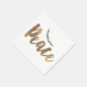 Botanische Vakantievak Pine Rustic Gold Servet (Hoek)