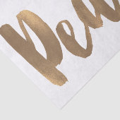 Botanische Vakantievak Pine Rustic Gold Tissuepapier (Detail)