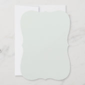 Botanische varen Flat bruiloft uitnodiging (Achterkant)