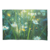 Botanische veldbloemen Natuur Kussensloop (Voorkant-Links)