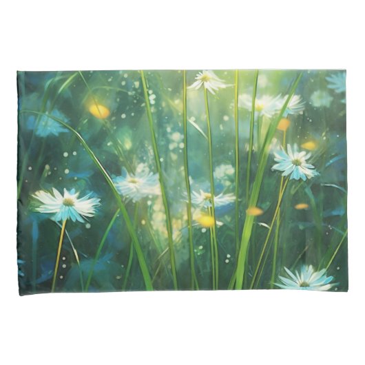 Botanische veldbloemen Natuur Kussensloop (Voorkant-Rechts)