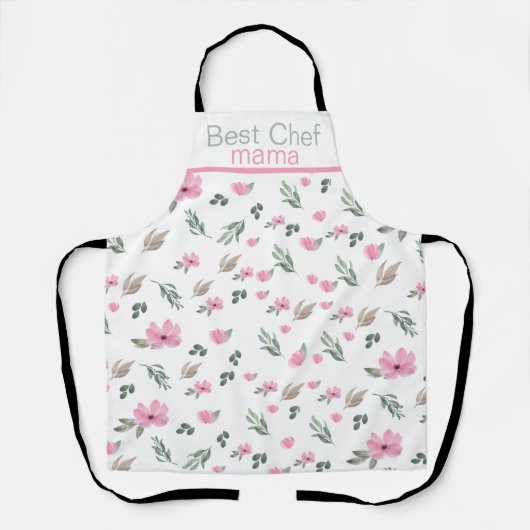  botanische ventilator schort (Voorkant)