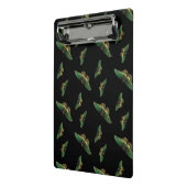 Botanische ventilator zwart-wit mini klembord (Angled2)