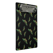 Botanische ventilator zwart-wit mini klembord (Schuin)